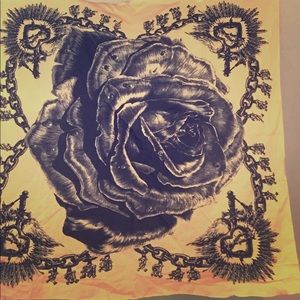 LAMB rose scarf women’s with bag